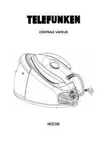 Mode d’emploi Telefunken HCCV-6 Fer à repasser