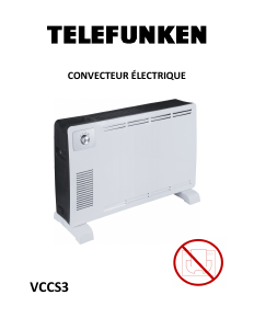 Mode d’emploi Telefunken VCCS3 Chauffage