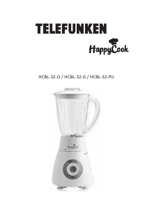 Handleiding Telefunken HCBL-32-G HappyCook Blender