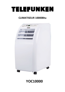 Mode d’emploi Telefunken YOC10000 Climatiseur
