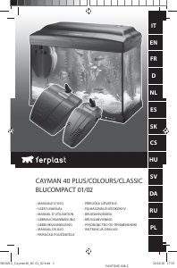 Használati útmutató Ferplast Cayman 40 Colours Akvárium
