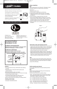 Manual de uso Orbit SunMate 27155 Contador de agua