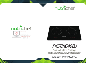 Handleiding Nutrichef PKSTIND48EU Kookplaat