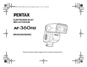 Bruksanvisning Pentax AF-360FGZ Blixt
