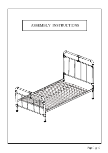 Instrukcja Flintshire Cilcain Rama łóżka