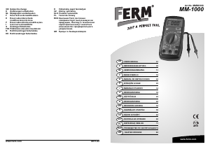 Priročnik FERM MMM1008 Multimeter