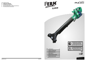 Bedienungsanleitung FERM LBM1007 Laubblaser