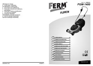 Manual FERM LMM1005 Lawn Mower