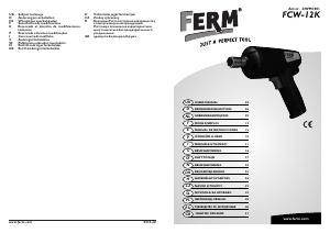 Instrukcja FERM CWM1001 Klucz udarowy