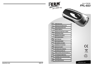 Bruksanvisning FERM FLM1006 Lommelykt
