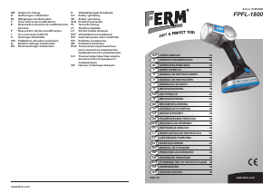 Priročnik FERM FLM1009 Baterijska svetilka