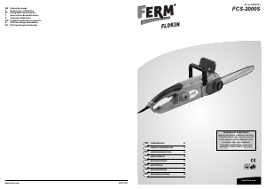 Manual FERM KZM1010 Chainsaw