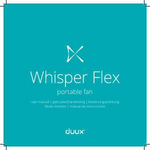 Bedienungsanleitung Duux DXCF05 Whisper Flex Ventilator