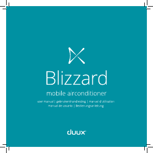 Mode d’emploi Duux DXMA0102 Blizzard Climatiseur