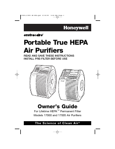 Mode d’emploi Honeywell 17000-S Purificateur d'air