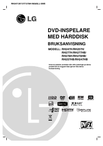 Bruksanvisning LG RH277HB DVD spelare