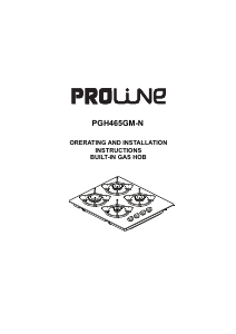 Bruksanvisning Proline PGH465GM-N Häll