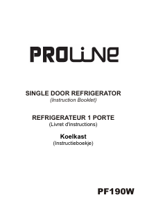 Handleiding Proline PF190W Koelkast