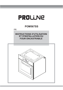 Mode d’emploi Proline POM567SS Four