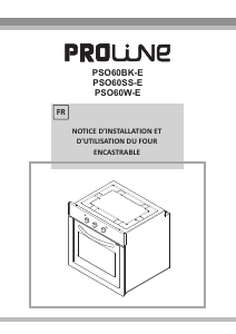 Mode d’emploi Proline PSO60SS-E Four