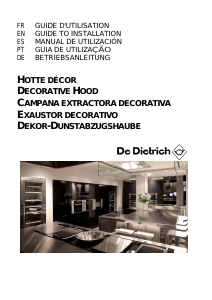 Manual De Dietrich DHT6605X Cooker Hood