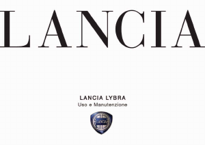 Manuale Lancia Lybra (2004)