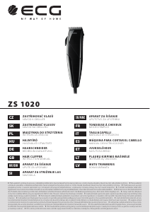 Bedienungsanleitung ECG ZS 1020 Haarschneider