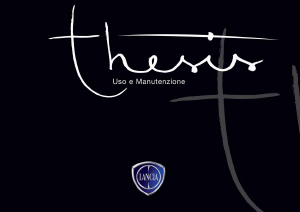 Manuale Lancia Thesis (2007)
