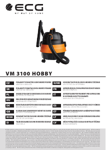 Használati útmutató ECG VM 3100 Hobby Porszívó