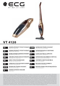 Rokasgrāmata ECG VT 4120 Putekļu sūcējs