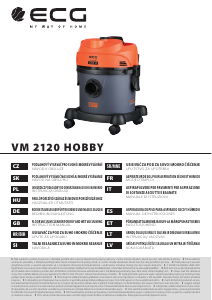 Rokasgrāmata ECG VM 2120 Hobby Putekļu sūcējs