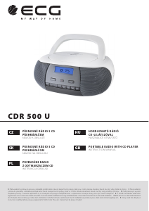 Manuál ECG CDR 500 U Stereo souprava
