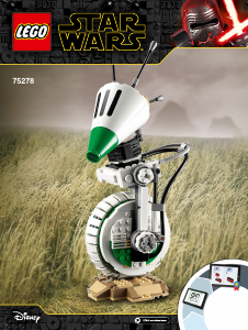 Vadovas Lego set 75278 Star Wars D-O