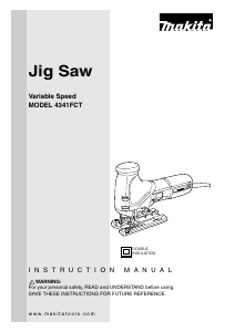 Manual Makita 4341FCT Jigsaw