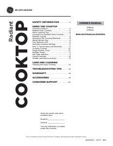 Mode d’emploi GE PP9030SJSS Table de cuisson