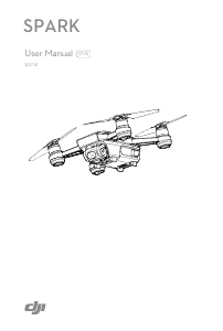 Bruksanvisning DJI Spark Drönare