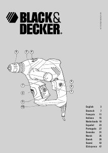 Handleiding Black and Decker KR70LSR Boorhamer