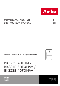 Handleiding Amica BK3235.4DFOMAA Koel-vries combinatie