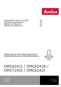 Manual Amica OMC 7242 I Cooker Hood