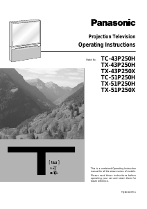 Bruksanvisning Panasonic TC-51P250H TV