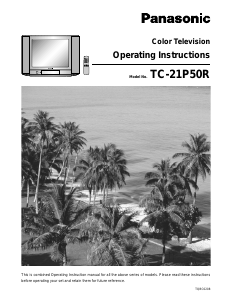 Bruksanvisning Panasonic TC-21P50R TV