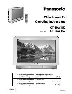 Bruksanvisning Panasonic CT-30WX52 TV