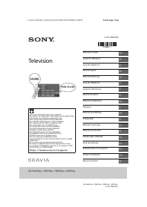 Manual Sony Bravia KD-55X7056 LCD Television