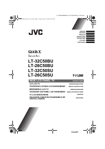 Handleiding JVC LT-26C50SU LCD televisie