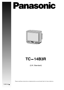 Bruksanvisning Panasonic TC-14B3R TV