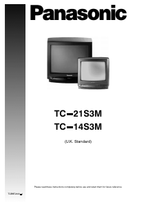 Bruksanvisning Panasonic TC-14S3M TV