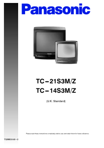 Bruksanvisning Panasonic TC-14S3MZ TV