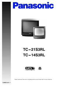 Bruksanvisning Panasonic TC-14S3RL TV