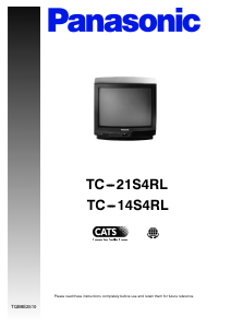 Bruksanvisning Panasonic TC-14S4RL TV