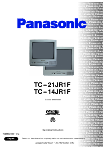 Bruksanvisning Panasonic TC-21JR1F TV